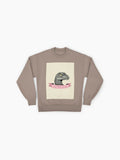 Clever Girl" Raptor Sweatshirt | Dinosaur Movie Quote Oversized Top