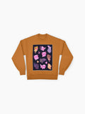 Cheerful Axolotl Graphic, Cute Animal Lover Oversized Sweatshirt