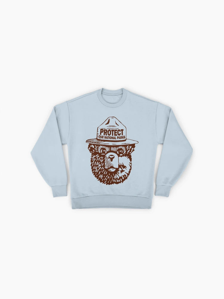 Protect Our Parks Graphic Sweatshirt, Premium Oversized Fit
