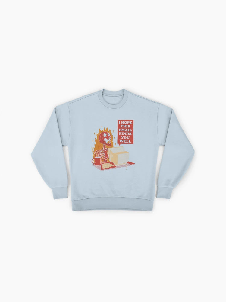 'You Got Mail' Nostalgic Graphic, Premium Oversized Sweatshirt