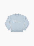 Let Me Overthink This" Funny Anxiety Quote Oversized Sweatshirt