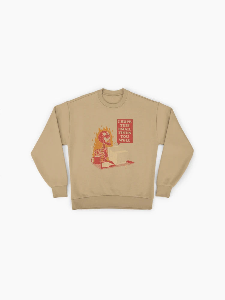 'You Got Mail' Nostalgic Graphic, Premium Oversized Sweatshirt