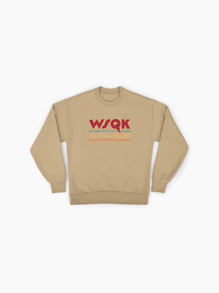 WSQK "The Squawk" 94.5 FM, Fictional Radio Station Sweatshirt
