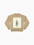 Bones and Botany Floral Skull, Dark Academia Oversized Sweatshirt