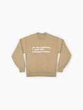 I Was Left Unsupervised" Funny Sarcastic Quote Oversized Sweatshirt