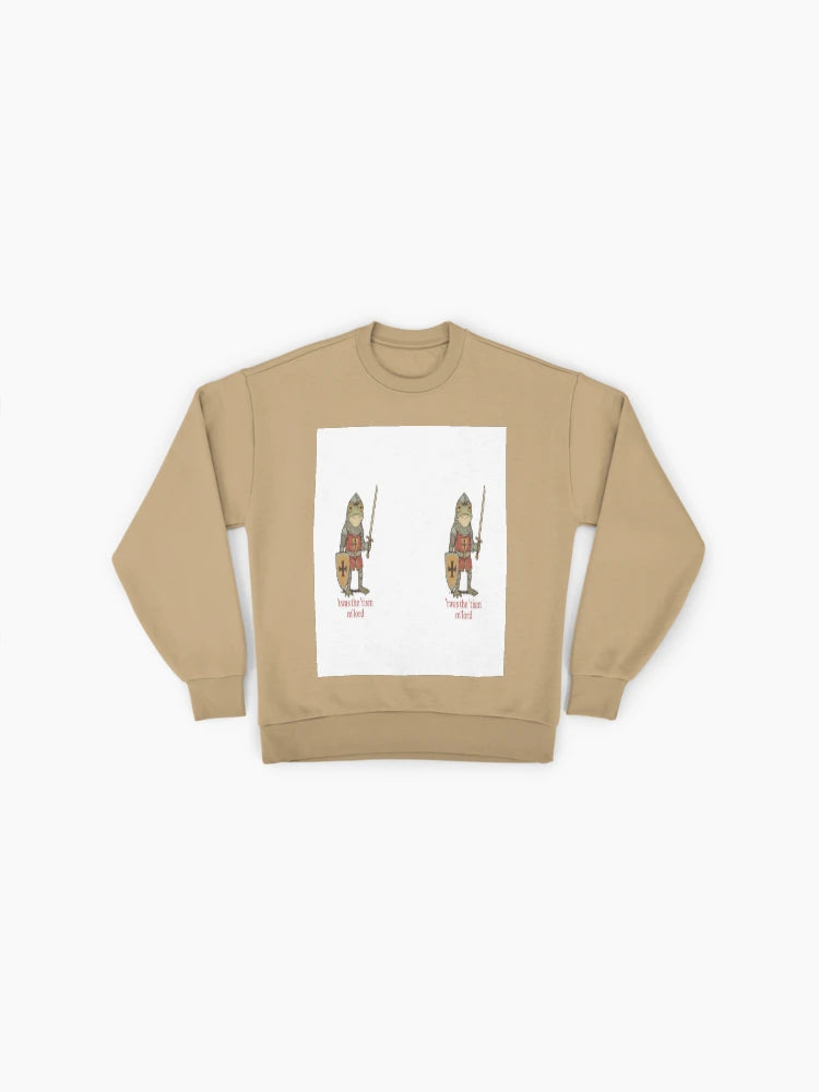 'Twas the 'Tism Medieval Frog Meme Sweatshirt, Funny Knight Top