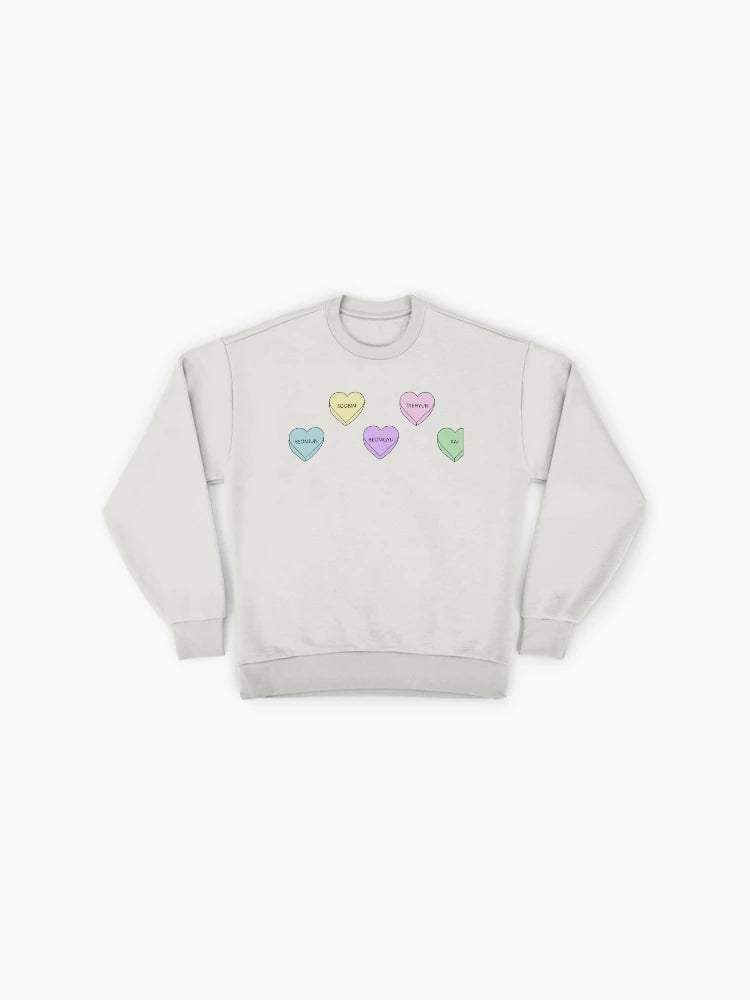 Oversized TXT Members Sweatshirt, Premium K-Pop Fan Apparel