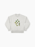 Frogs Doodle Art Sweatshirt, Premium Oversized Aesthetic Pullover