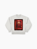 Insert Coin Retro Arcade Sweatshirt | Vintage Gamer Oversized Apparel
