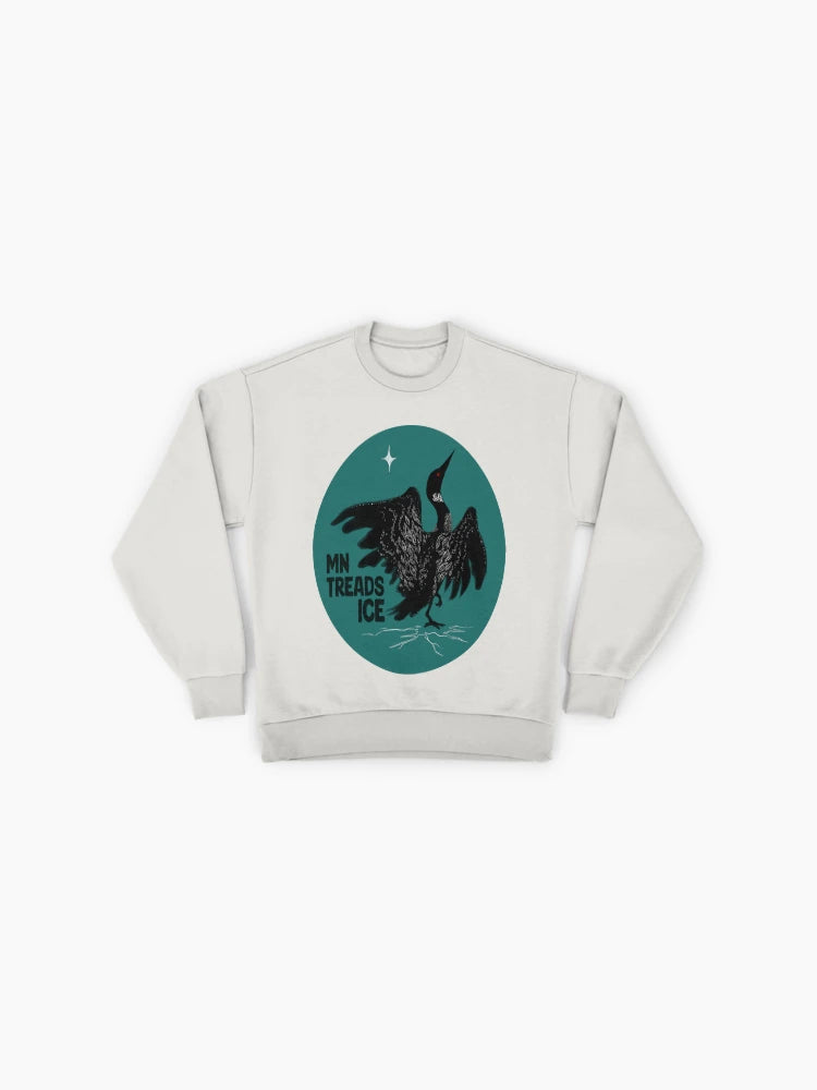 MN Treads ICE Hockey Sweatshirt, Minnesota Circle Logo Fan Gear