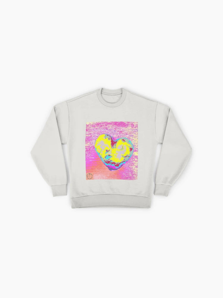 Tachyon Energy Heart9 Graphic Sweatshirt, Spiritual Healing Design