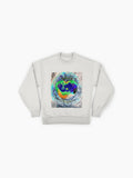 Tachyon Energy Heart German Sweatshirt (Herz4), Graphic Spiritual Top