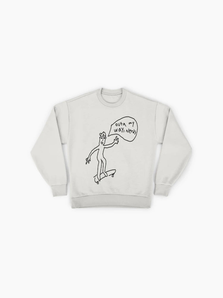Cool Guy Aesthetic Premium Oversized Graphic Sweatshirt