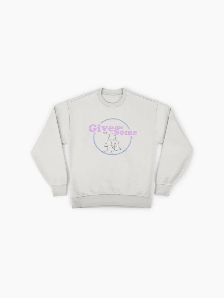 Morphine Molecule, Medical & Pharmacy Student Oversized Sweatshirt