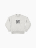 Rick Roll QR Code Prank, Funny Meme Oversized Sweatshirt