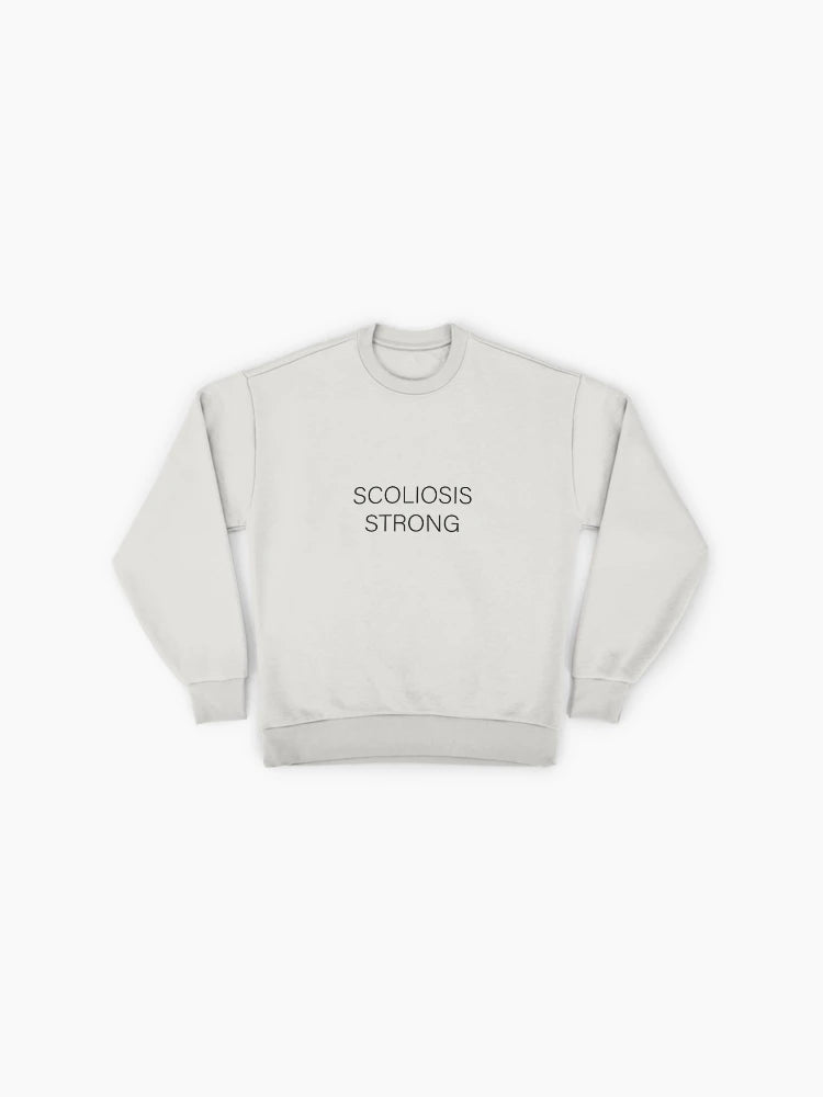 Scoliosis Strong, Back Scoliosis Warrior Premium Oversized Sweatshirt