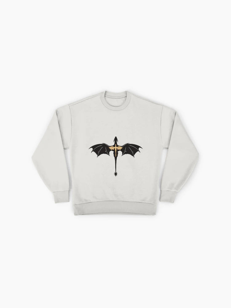 Tairn and Andarna Dragon Rider Sweatshirt | Fantasy Bookish Oversized Top