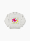 Tachyon Energy Heart5 Graphic Sweatshirt, Holistic Wellness Design