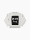 Ask Me About My Lobotomy" Sweatshirt | Edgy Humor Statement Top