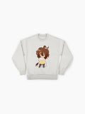 Agnes Tachyon Anime Portrait Sweatshirt, Uma Musume Collector's Top