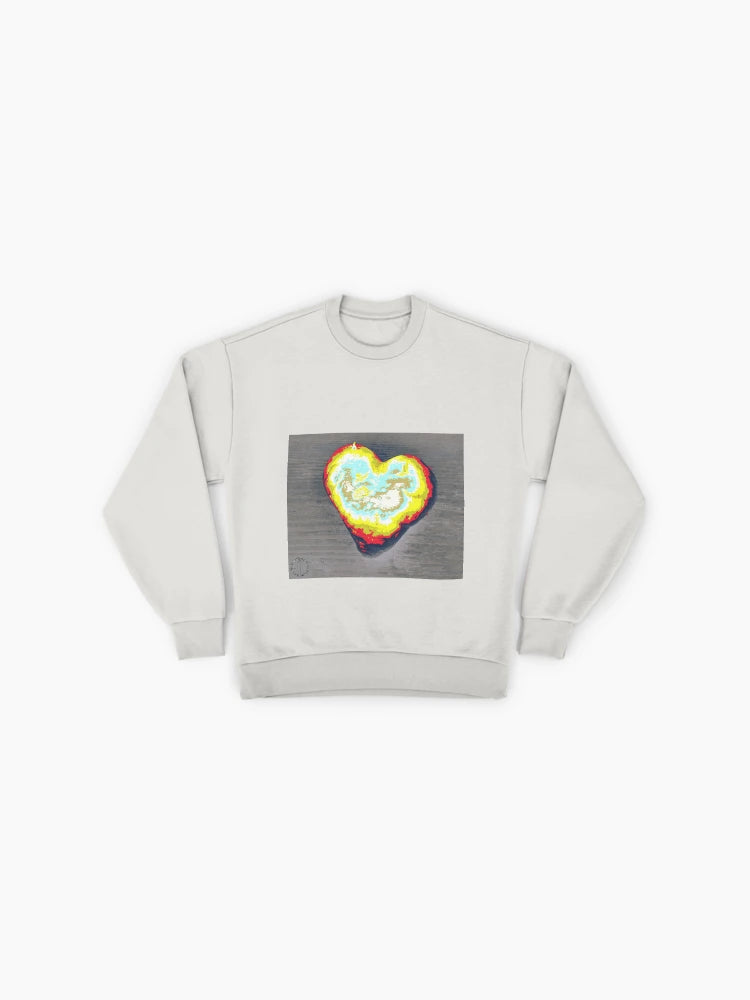 Tachyon Energy Heart8 Graphic Sweatshirt, Spiritual Wellness Design