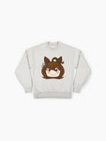Agnes Tachyon Sticker Style Graphic Sweatshirt, Premium Oversized Fit