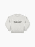 Time is Non-Refundable" Grudge Text Sweatshirt, Motivational Quote