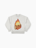 Calcifer Fire Demon Sweatshirt | Anime Movie Fan Art Oversized Top