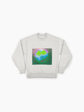 Tachyon Energy Heart2 Graphic Sweatshirt, Sacred Geometry Design