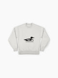 Heated Rivalry Loon Bird Graphic, Premium Oversized Sweatshirt
