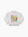 Tachyon Energy Heart German Sweatshirt (Herz1), Esoteric Graphic Top