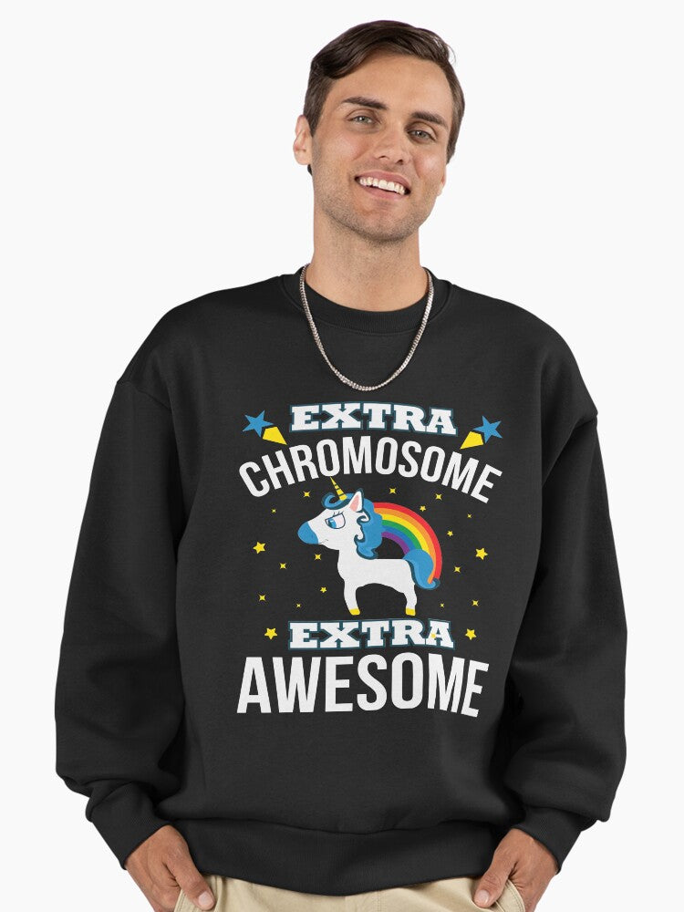 Autism Awareness Unicorn Gift, Magical Autistic Day Sweatshirt Black