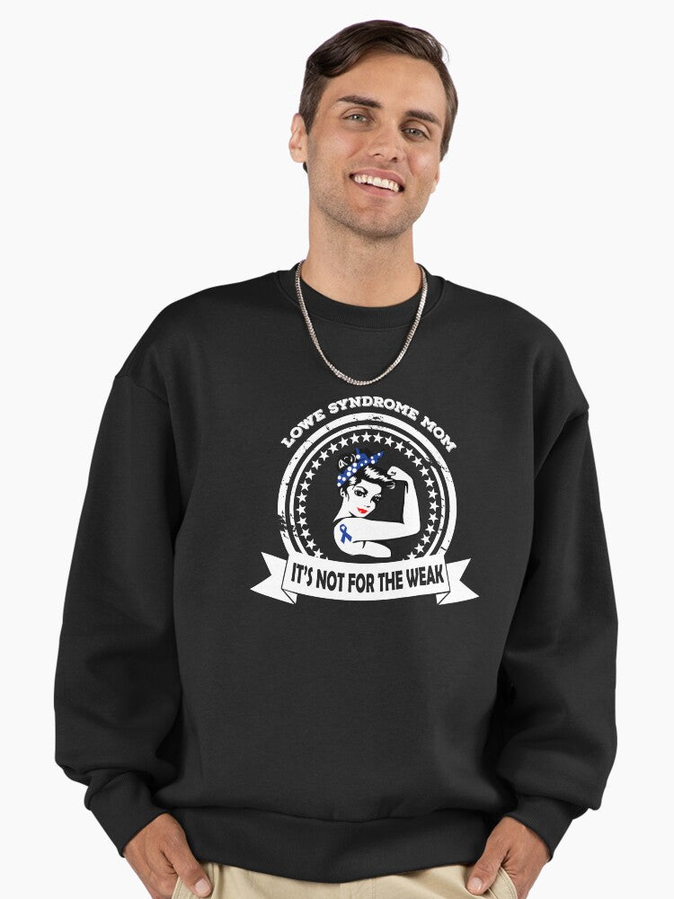 Love Syndrome Mom, Down Syndrome Awareness Premium Mom Sweatshirt Black