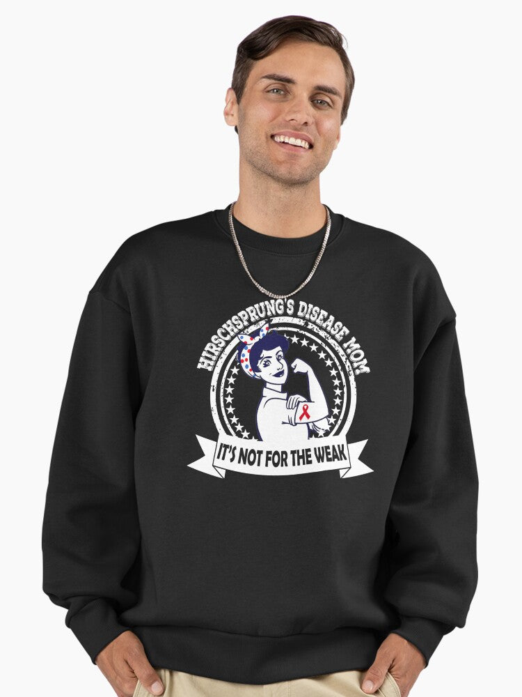 Hirschsprung's Mom Gift: Premium Awareness Support Sweatshirt Black
