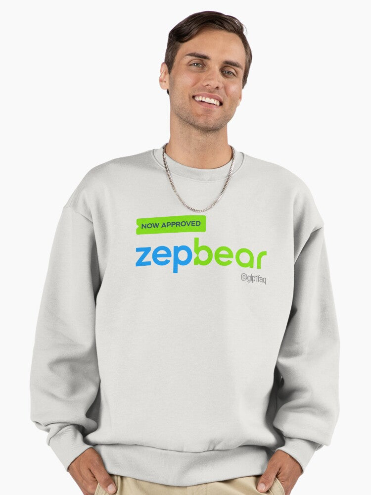 Zepbear Weight Loss Journey Bear Sweatshirt, Premium Oversized Gift Bone