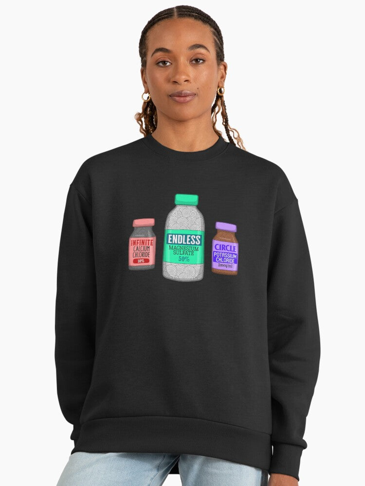 Nurse Pi Day Circle Tee, Math Lover Medical ICU ER Sweatshirt Black