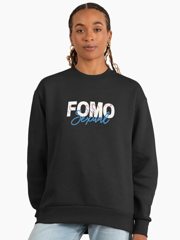Fomosexual FOMO Trader Sweatshirt, Funny Crypto Stock Market Top Black