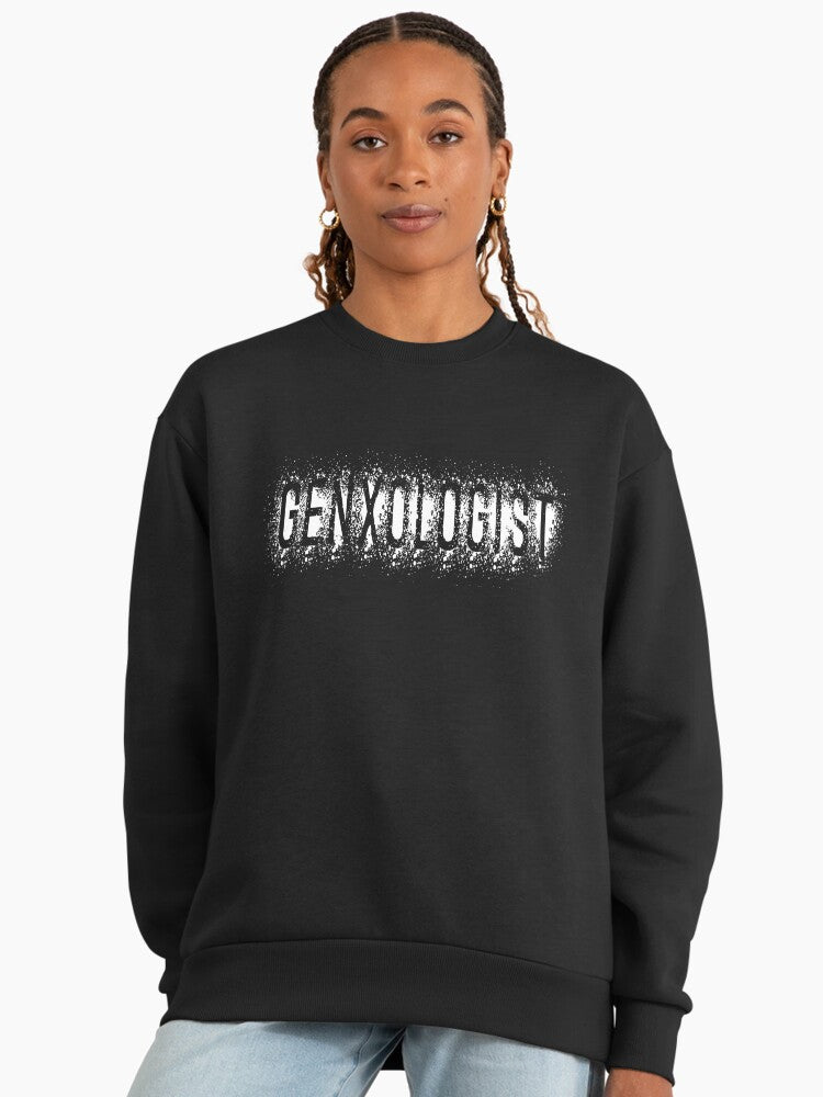 GenXologist Definition Sweatshirt, Funny Generation X Pride Top Black