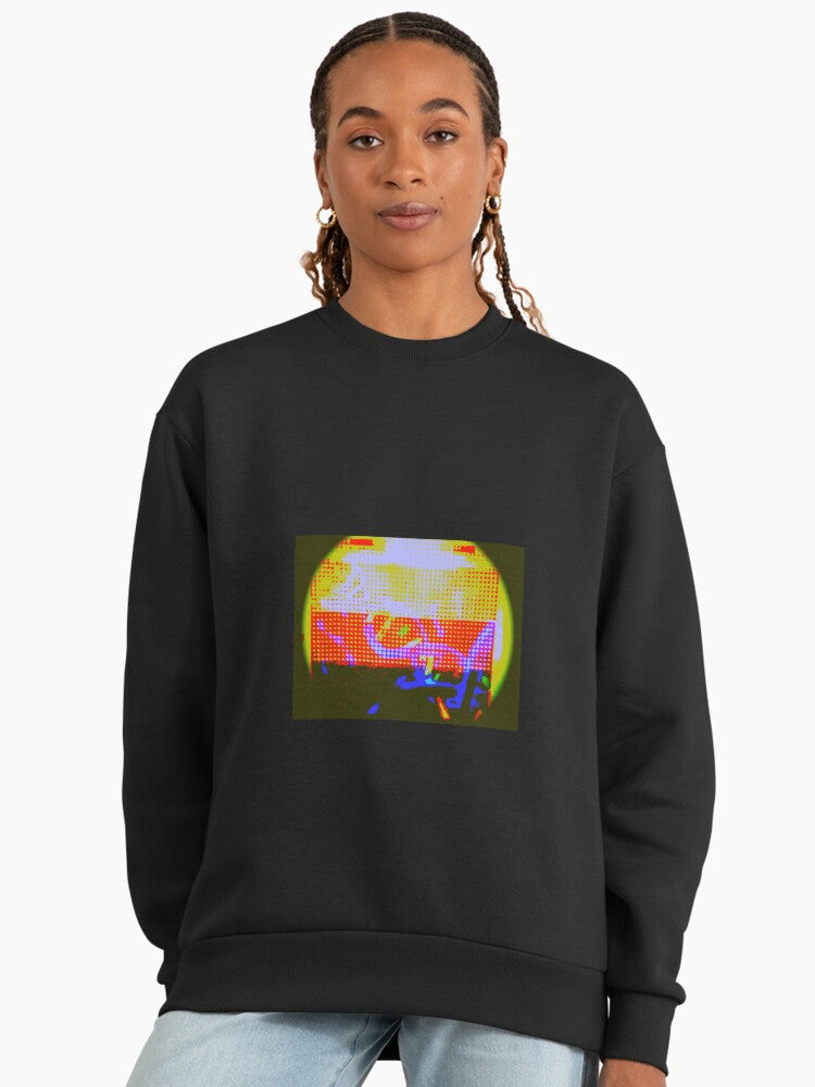 DNA Bank Science Humor, Genetics Themed Oversized Sweatshirt Black