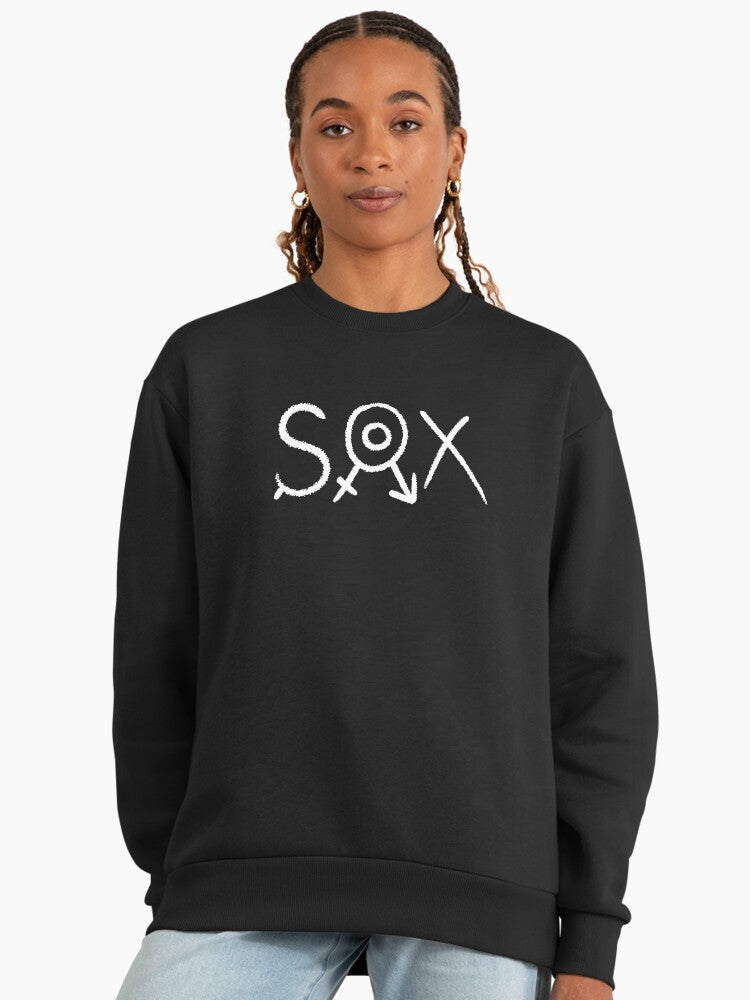 Shimoneta SOX Anime Sweatshirt, Official Series Fan Merch Top Black