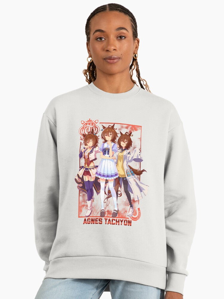 Agnes Tachyon (Uma Musume) Anime Sweatshirt, Premium Character Top Bone