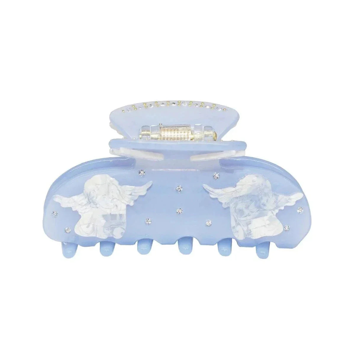 Sweetheart Clip Blue Angel Wings