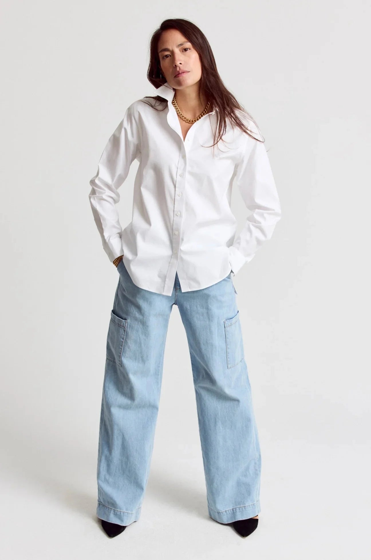 The Boyfriend Shirt White