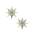 Strong Supernova Turquoise Earrings