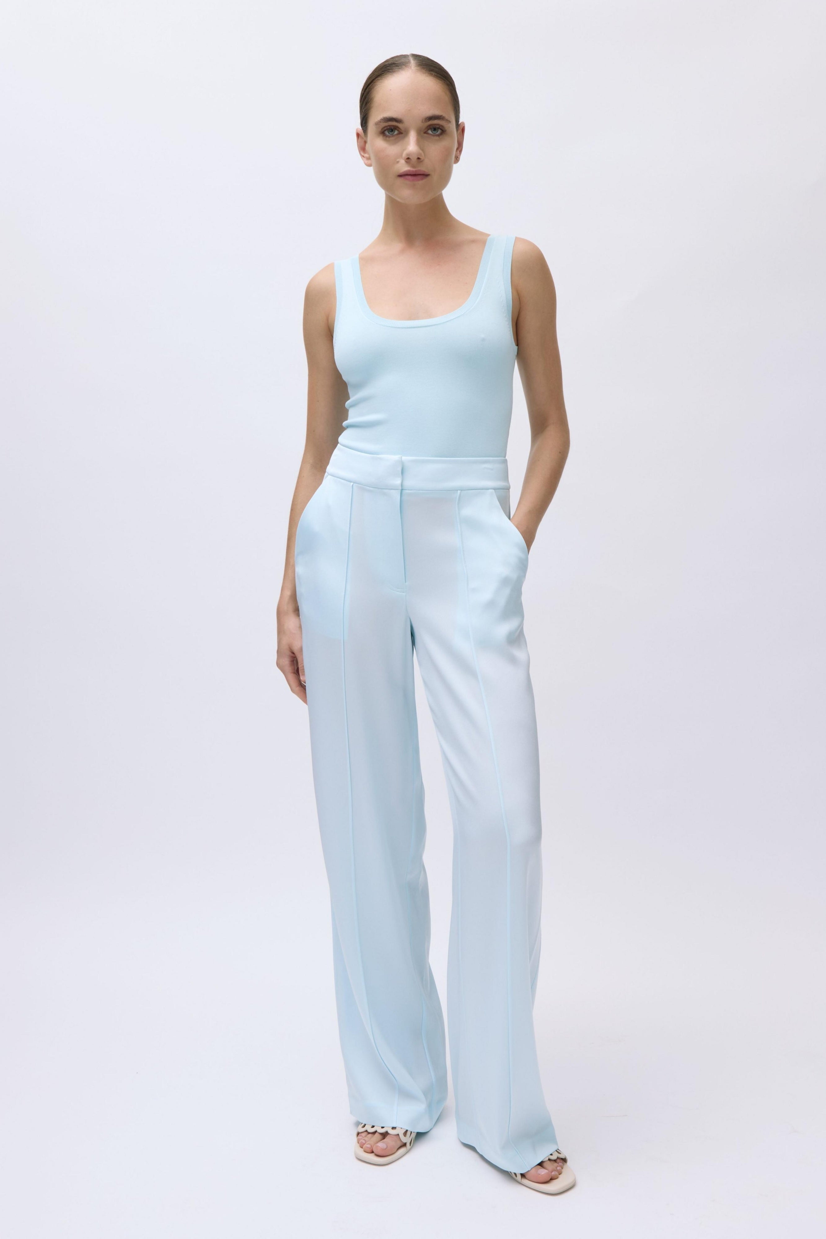 Kyra Wide Leg Pant Sky